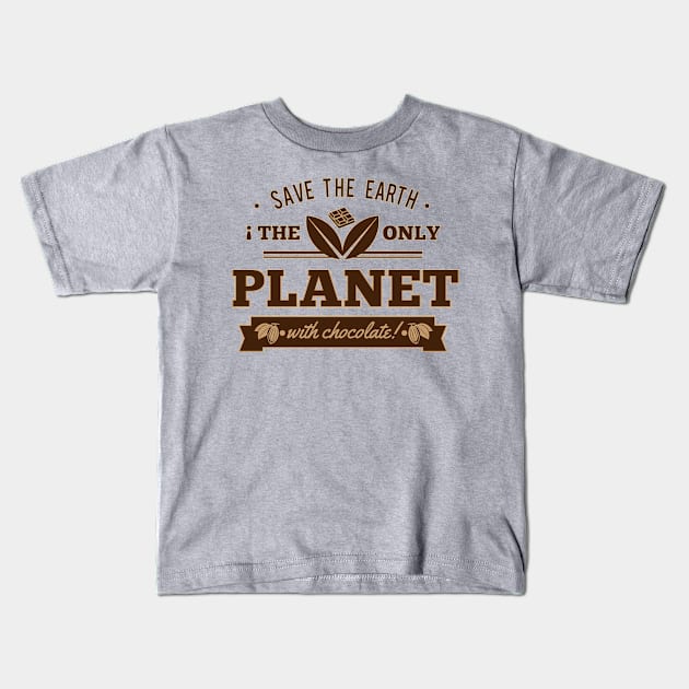 Choco Planet Kids T-Shirt by chilangopride